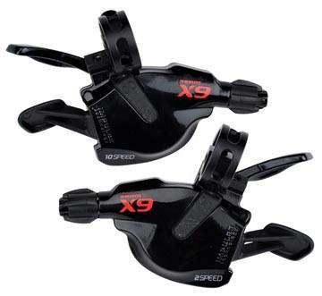 SRAM X9 10 Speed Mecahncial Shifter (Glossy Black) | Cycling Gears Hub - Cycling Gears Hub