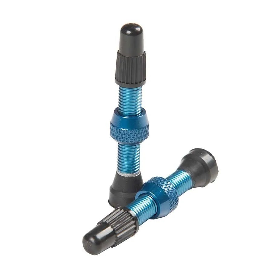 Stans NoTubes Universal Presta Valve Stem Pair (Blue) | Cycling Gears Hub - Cycling Gears Hub