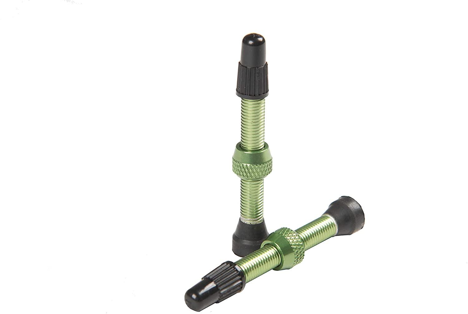 Stans NoTubes Universal Presta Valve Stem Pair (Green) | Cycling Gears Hub - Cycling Gears Hub
