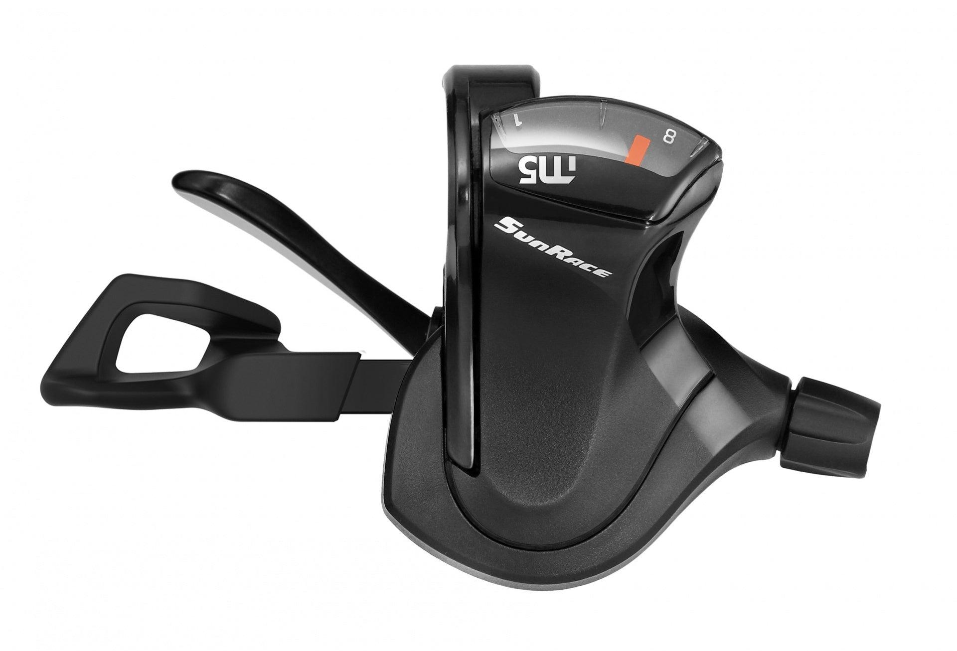 Sunrace DLM503 M4 8 Speed Mechanical Shifter (Black) | Cycling Gears Hub - Cycling Gears Hub