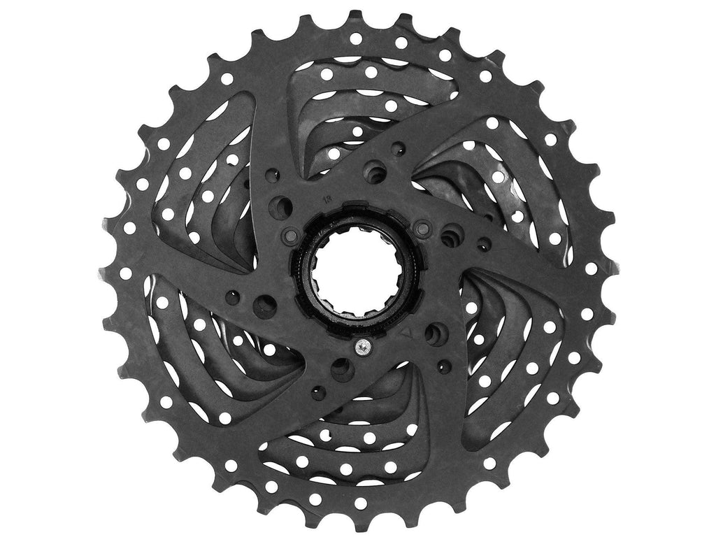 Sunrace M55 8-Speed Cassette - Durable Steel Spider, Fast & Reliable Shifting (Black)