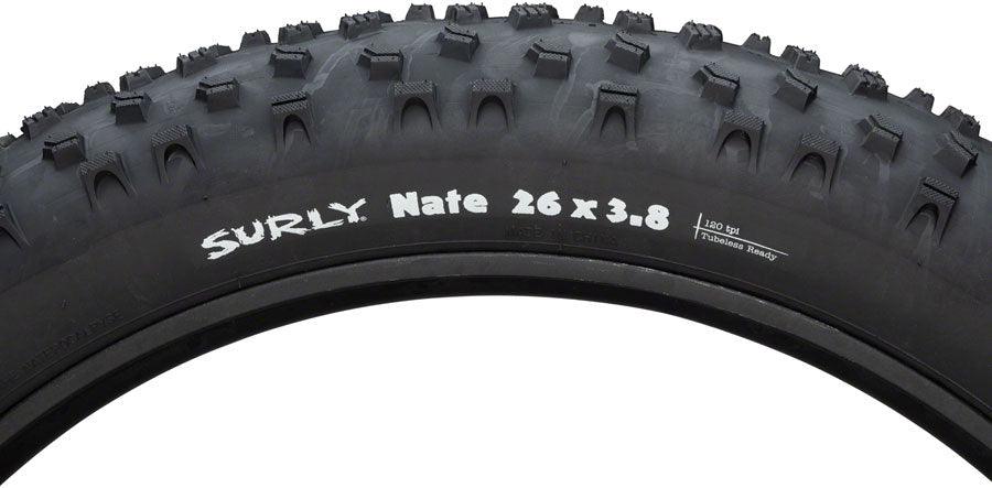 Surly Nate 26" Tubeless Ready Folding Tire (Black) | Cycling Gears Hub - Cycling Gears Hub