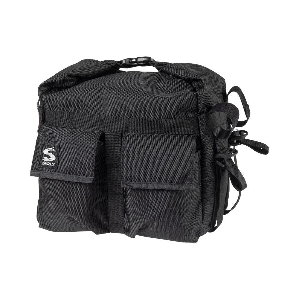 Surly Petite Porteur House Front Pannier Bag (Black) | Cycling Gears Hub - Cycling Gears Hub
