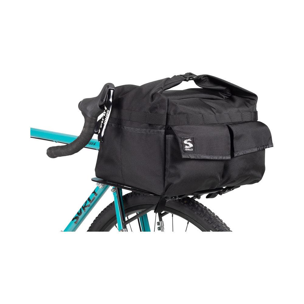 Surly Porteur House Front Pannier Bag (Black) | Cycling Gears Hub - Cycling Gears Hub