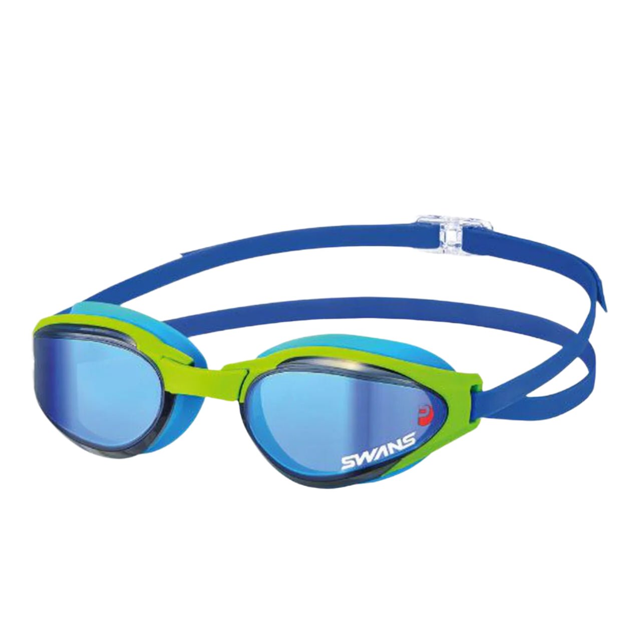 Swans Ascender SR - 81MMIT PAF Swimming Goggles (Smoke/MIT Blue Mirror) | Cycling Gears Hub - Cycling Gears Hub