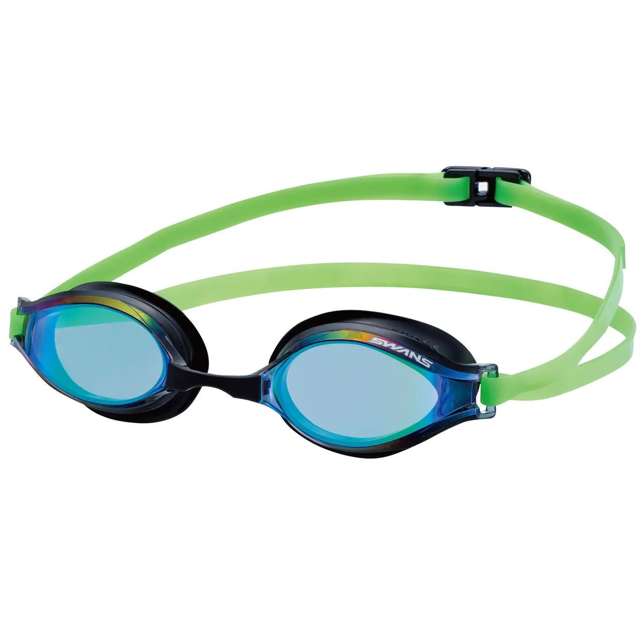 Swans SR - 31NTR Swimming Goggles (Smoke/Emerald) | Cycling Gears Hub - Cycling Gears Hub