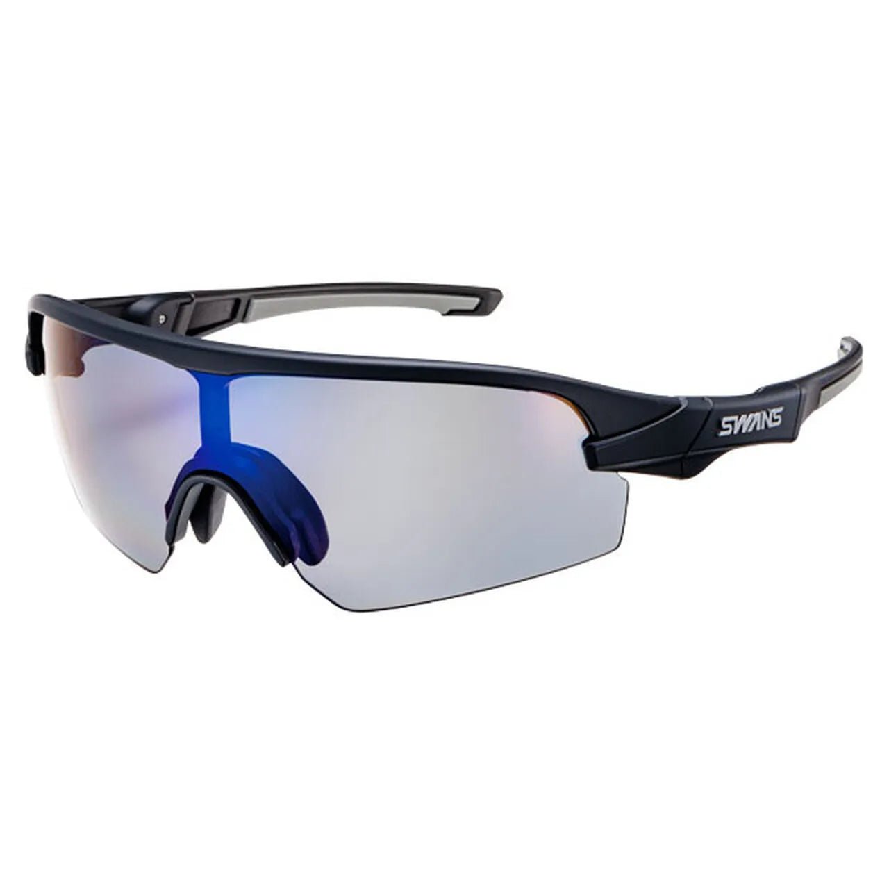 Swans STX DA - 0151 Sport Sunglasses (Polarized Smoke/Matt Black) | Cycling Gears Hub - Cycling Gears Hub