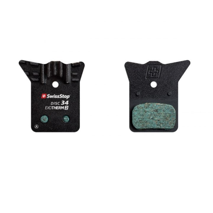 SwissStop Disc 34 EXOTherm2 Semi Metallic Shimano Dura Ace/Ultegra/105/Tiagra/GRX Disc Brake Pads | Cycling Gears Hub - Cycling Gears Hub