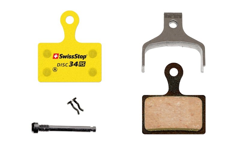 SwissStop Disc 34 RS Organic Shimano Dura Ace/Ultegra/XTR/Tektro/Rever MCX1 Disc Brake Pads | Cycling Gears Hub - Cycling Gears Hub