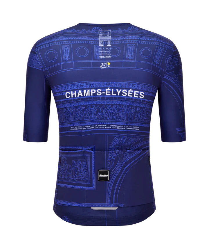 SANTINI ARC DE TRIOMPHE UNI.JERSEY-BLU FS-L