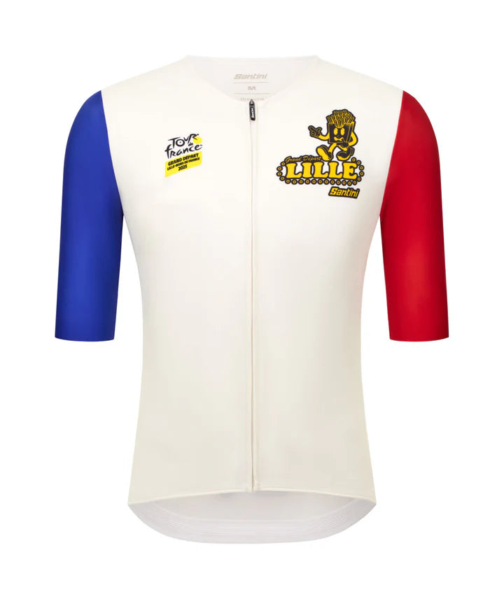 SANTINI TDF GD LILLE UNISEX JERSEY-PRN FS-L