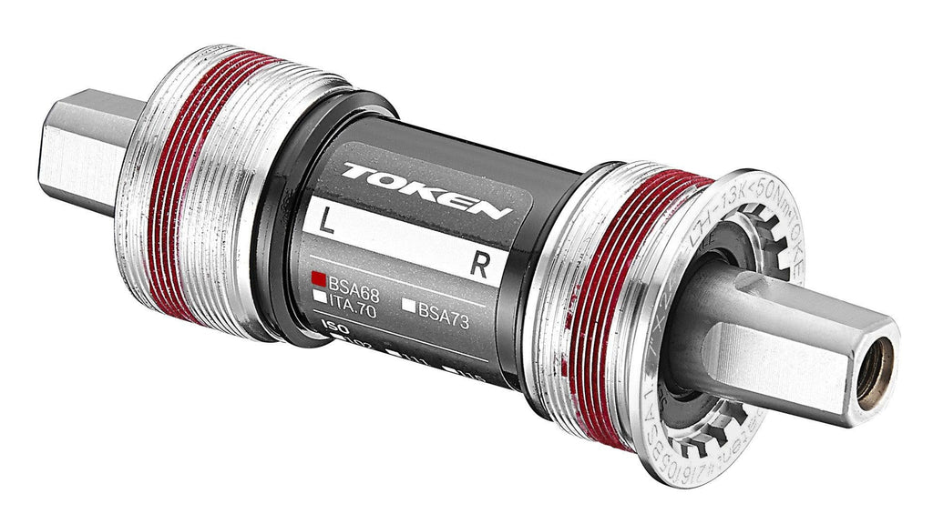 Token JIS Square Tappered CRO Axel Alloy Cups Bottom Bracket | Cycling Gears Hub