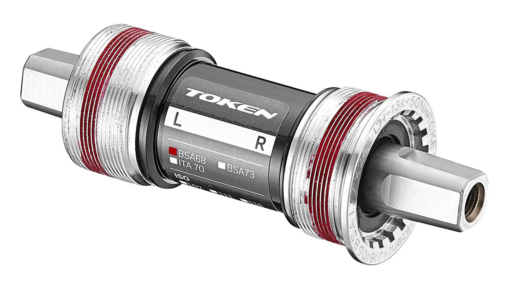 Token JIS Square Tappered CRO Axel Alloy Cups Bottom Bracket | Cycling Gears Hub