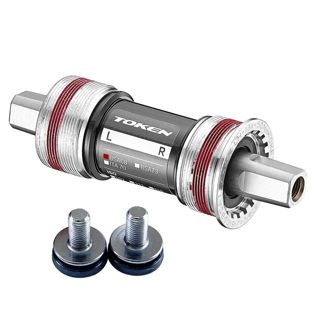 Token JIS Square Tappered CRO Axel Alloy Cups Bottom Bracket | Cycling Gears Hub