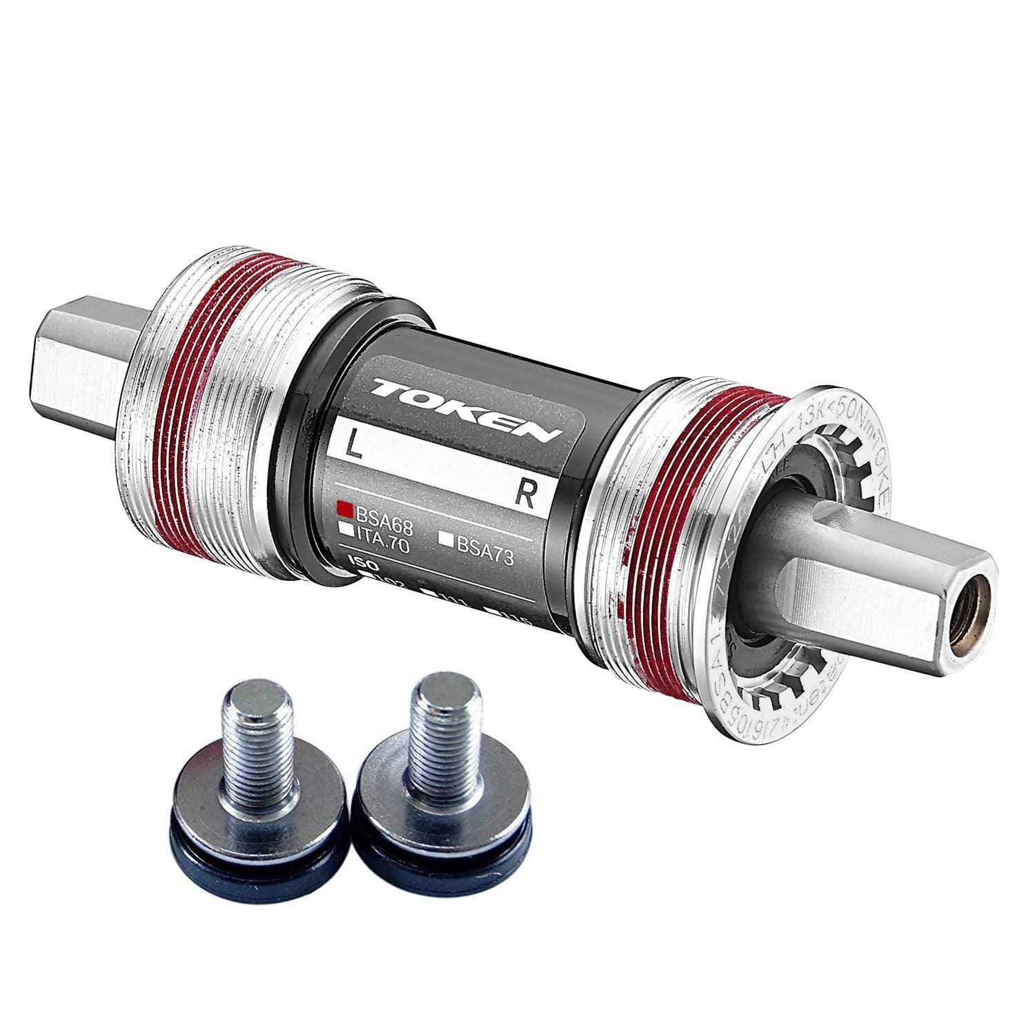 Token JIS Square Tappered CRO Axel Alloy Cups Bottom Bracket | Cycling Gears Hub