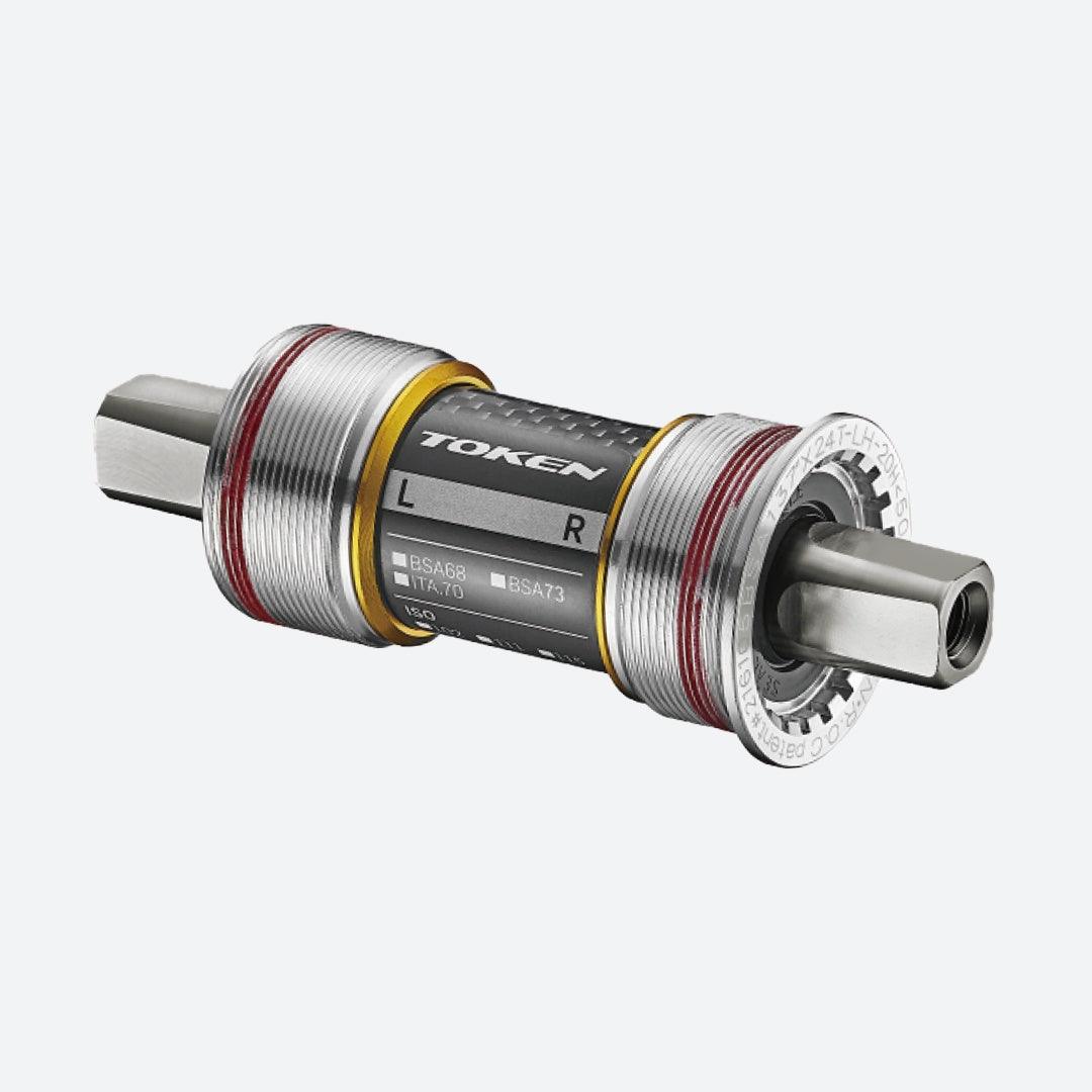Token JIS Square Tiramic Bearing Bottom Bracket (Steel Grey) | Cycling Gears Hub
