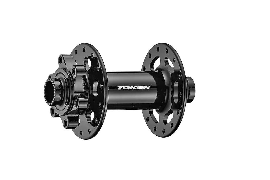 Token M1 Disc Brake Front Hub (Black) | Cycling Gears Hub - Cycling Gears Hub