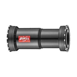 Token Ninja TF38624 PressFit Bottom Bracket for Shimano – BB386/BB392 with TBT Bearings, Black - Cycling Gears Hub