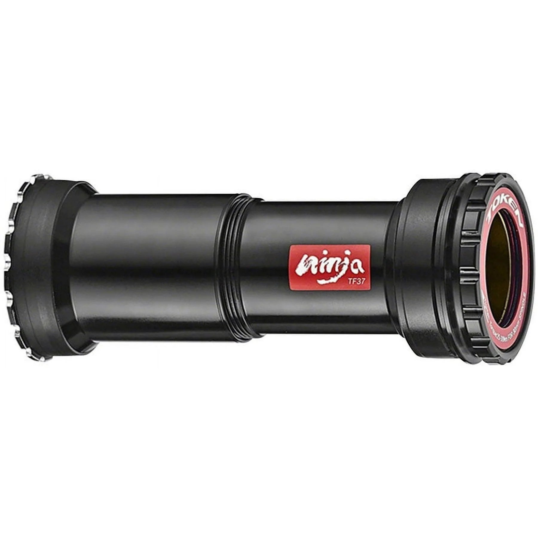 Token Ninja TF38624 PressFit Bottom Bracket for SRAM – BB386/BB392, Premium Bearings, Black - Cycling Gears Hub