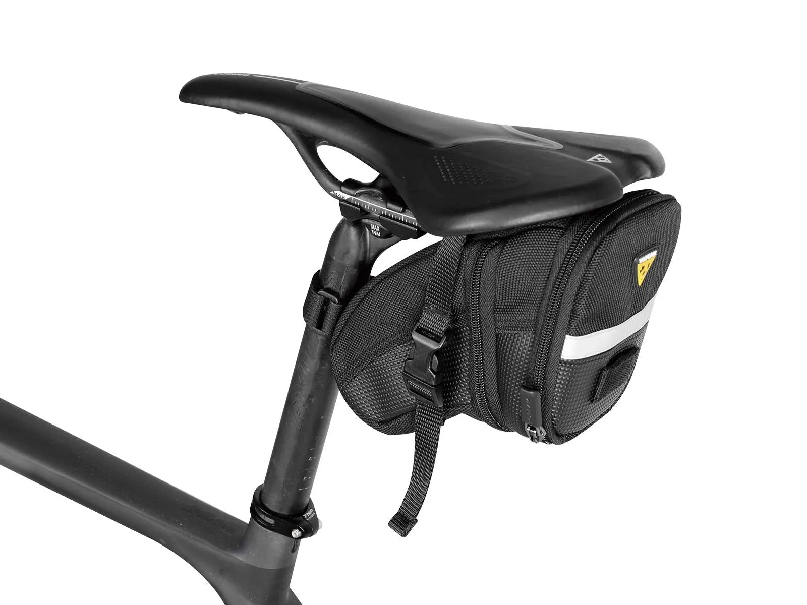 Topeak Strap Version Aero Wedge Pack (Black) | Cycling Gears Hub - Cycling Gears Hub