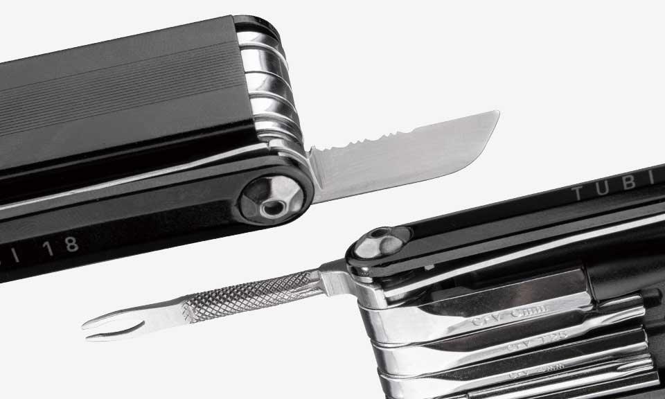 Topeak Tubi 18 Multitool (Silver) | Cycling Gears Hub - Cycling Gears Hub