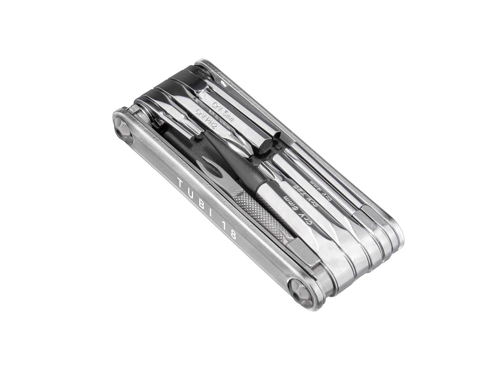 Topeak Tubi 18 Multitool (Silver) | Cycling Gears Hub - Cycling Gears Hub