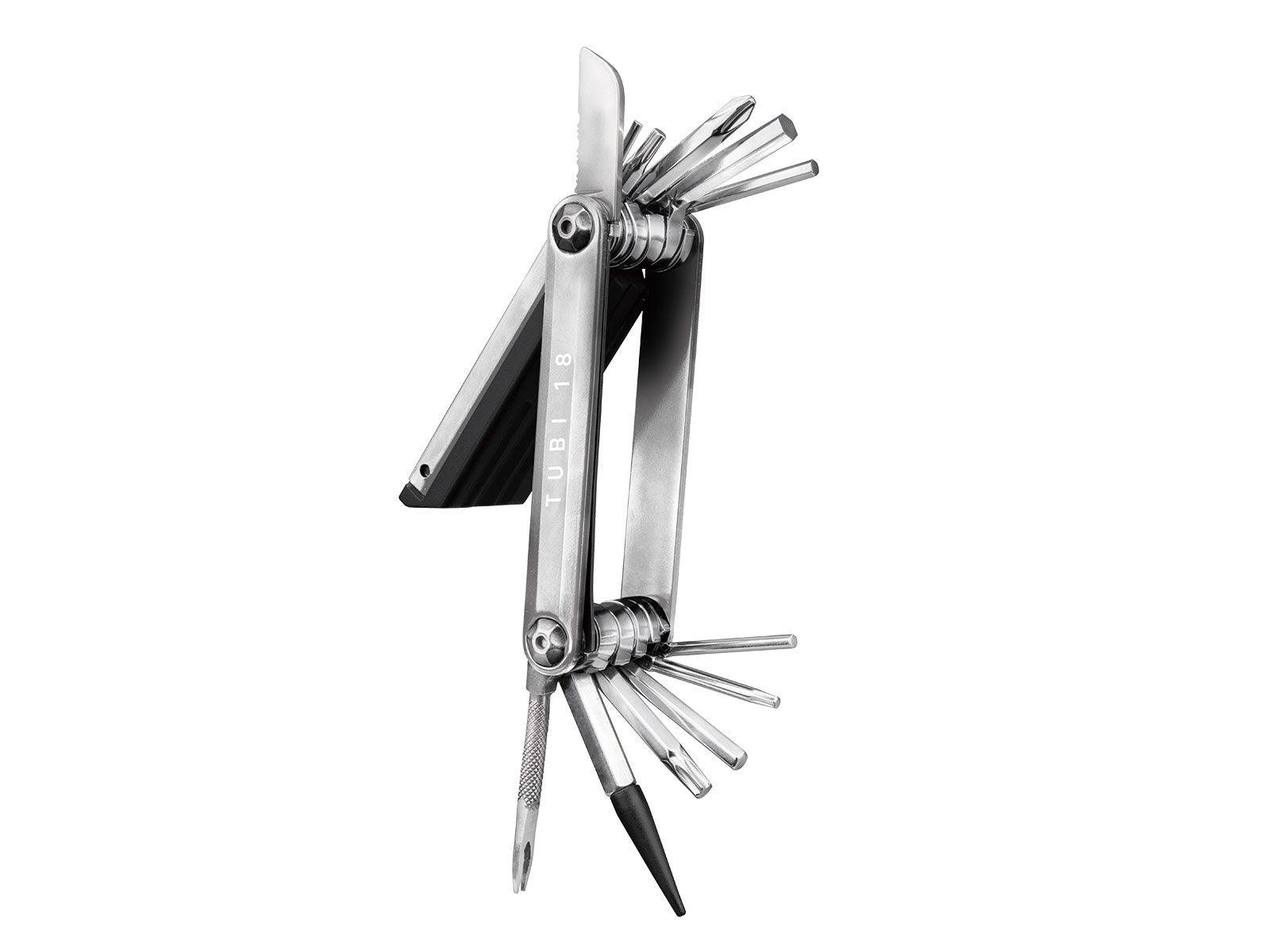 Topeak Tubi 18 Multitool (Silver) | Cycling Gears Hub - Cycling Gears Hub