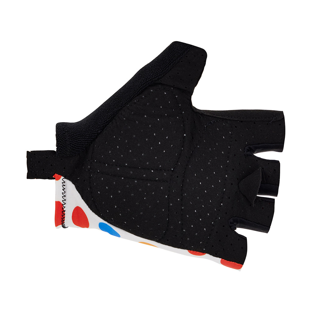 SANTINI TDF KOM LEADER GLOVES-POLKA SIZE-M