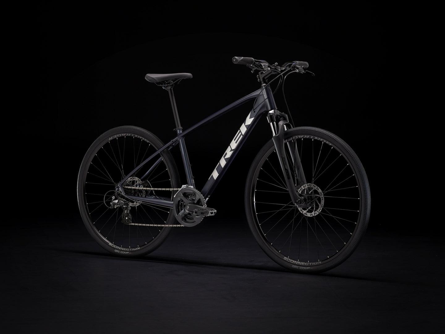 Trek Dual Sport 1 Gen 4 (Satin Deep Dark Blue) | Cycling Gears Hub
