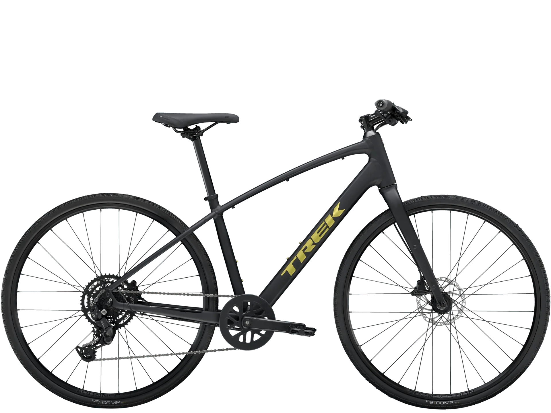 Trek FX 2 Gen 4 (Matte Trek Black) | Cycling Gears Hub