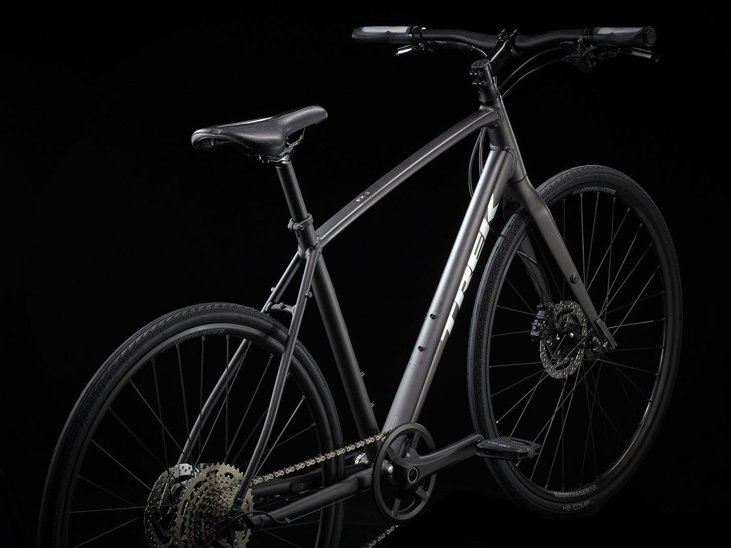 Trek FX 3 Disc (Matte Dnister Black) | Cycling Gears Hub