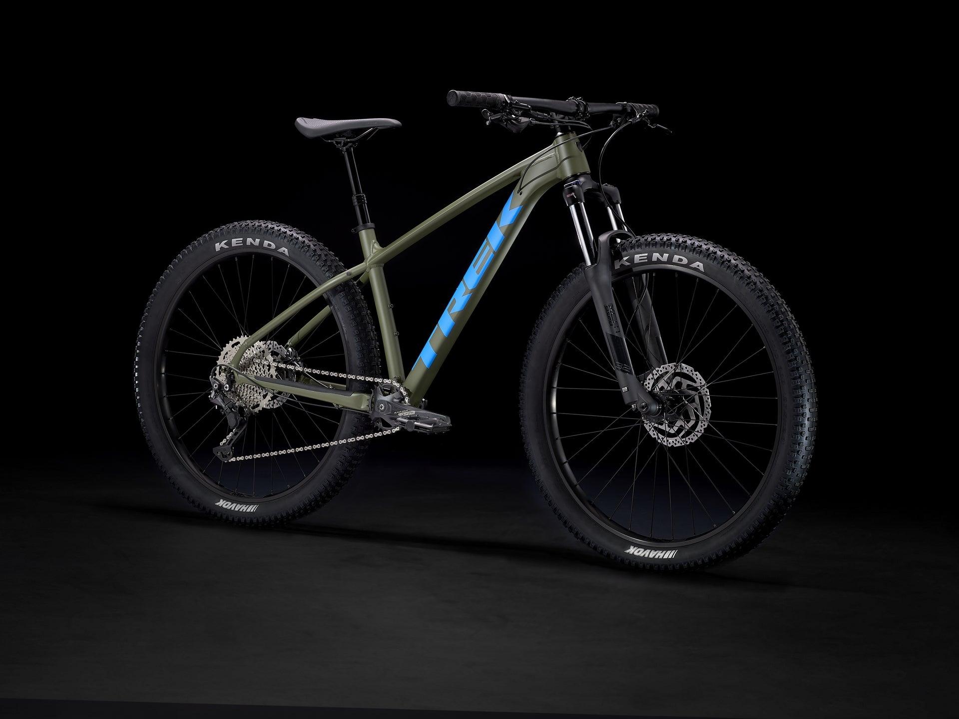 Trek Roscoe 6 (Olive Grey/Waterloo Blue) | Cycling Gears Hub