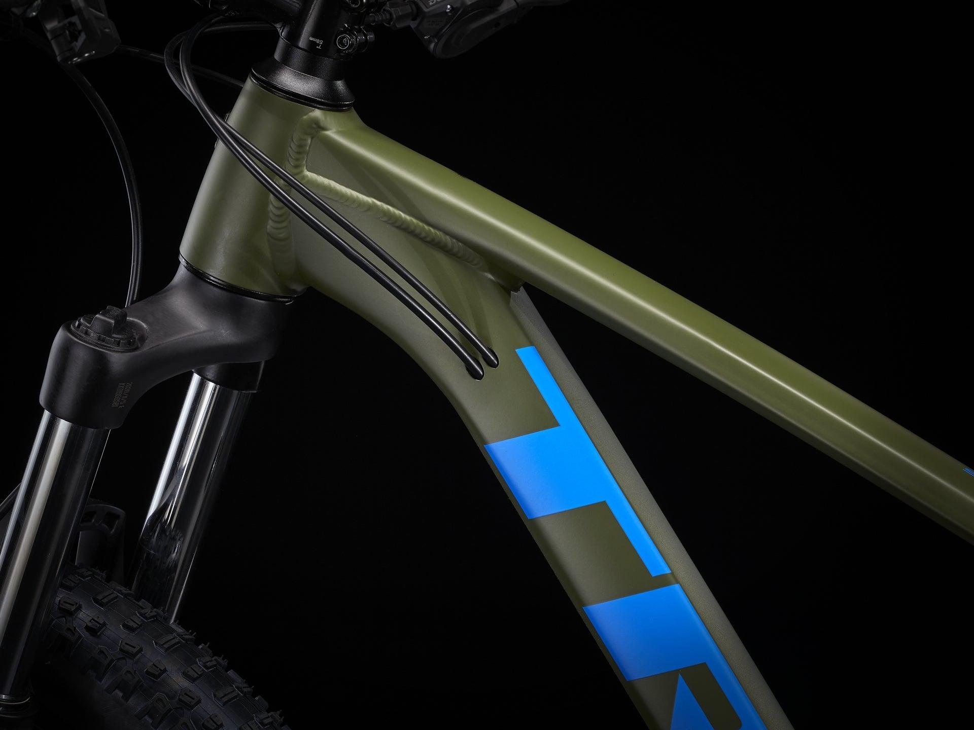 Trek Roscoe 6 (Olive Grey/Waterloo Blue) | Cycling Gears Hub