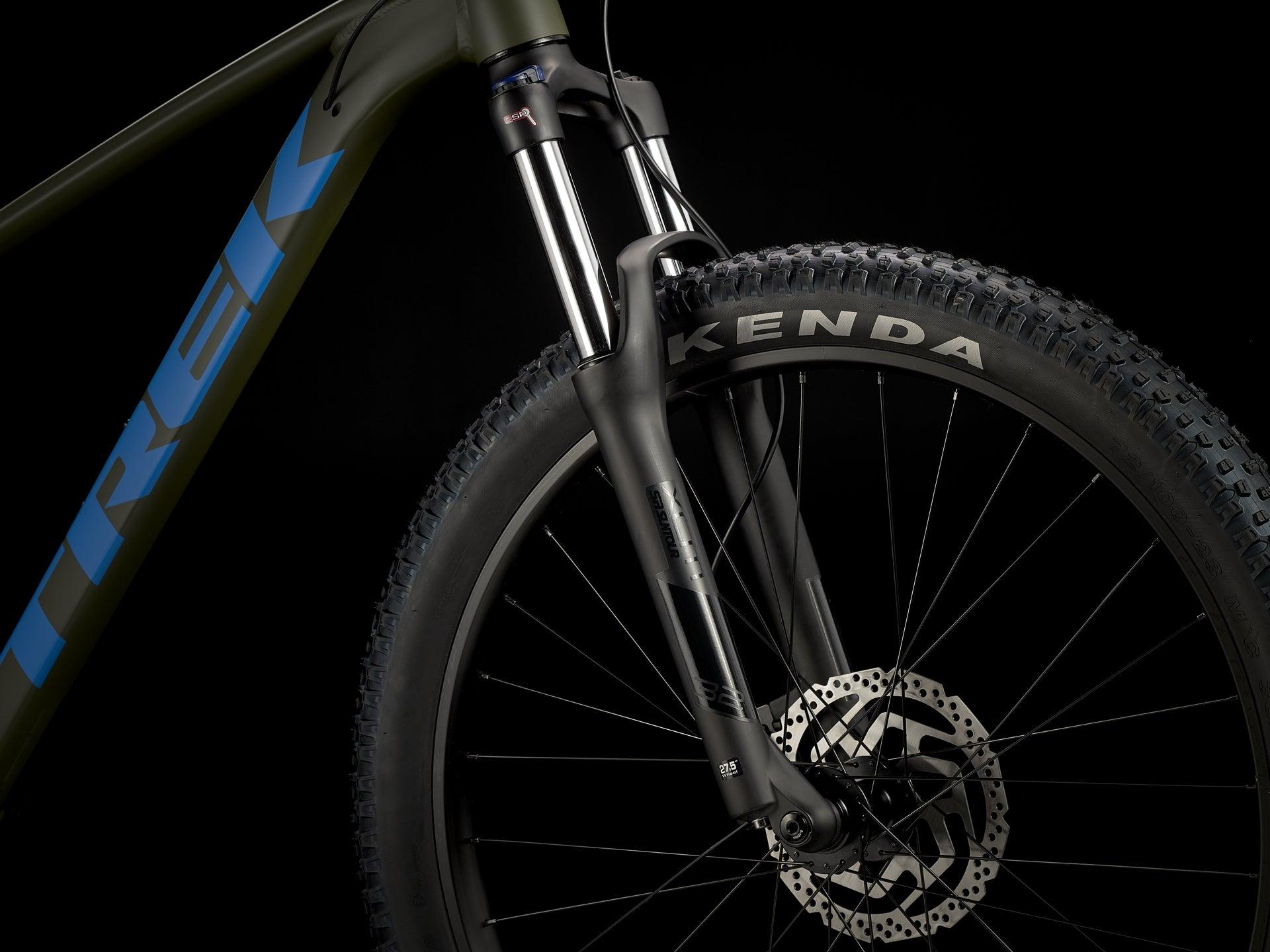 Trek Roscoe 6 (Olive Grey/Waterloo Blue) | Cycling Gears Hub