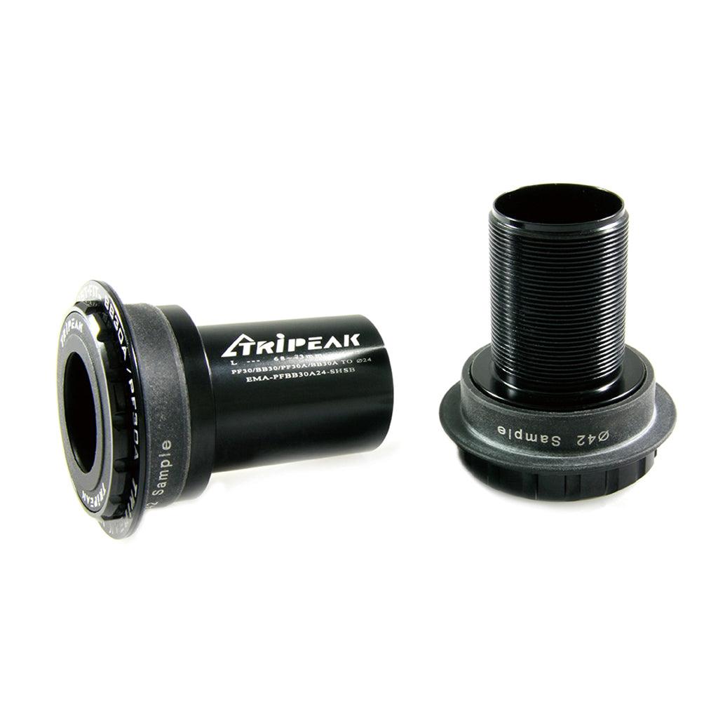 Tripeak 4 in 1 BB30/PF30 Bottom Bracket (Black) | Cycling Gears Hub