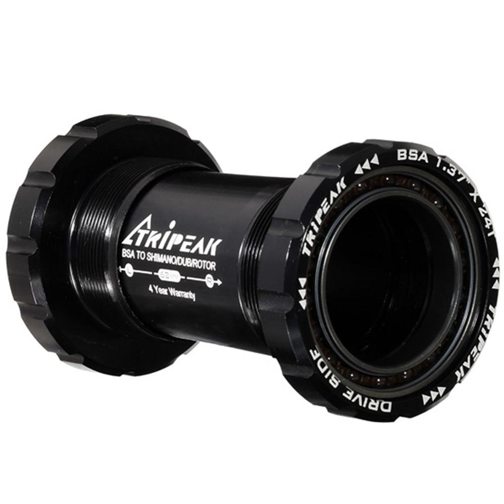 Tripeak BSA Coated Ceramic Bottom Bracket - Shimano/Sram (Black) | Cycling Gears Hub