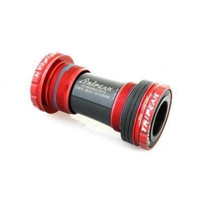 Tripeak Threaded Shimano 68mm/73mm Bottom Bracket (Red) | Cycling Gears Hub