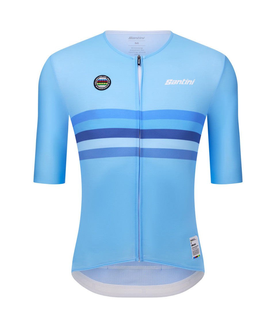 Santini UCI World Champion Unisex Cycling Jersey (Belgium) | Cycling Gears Hub