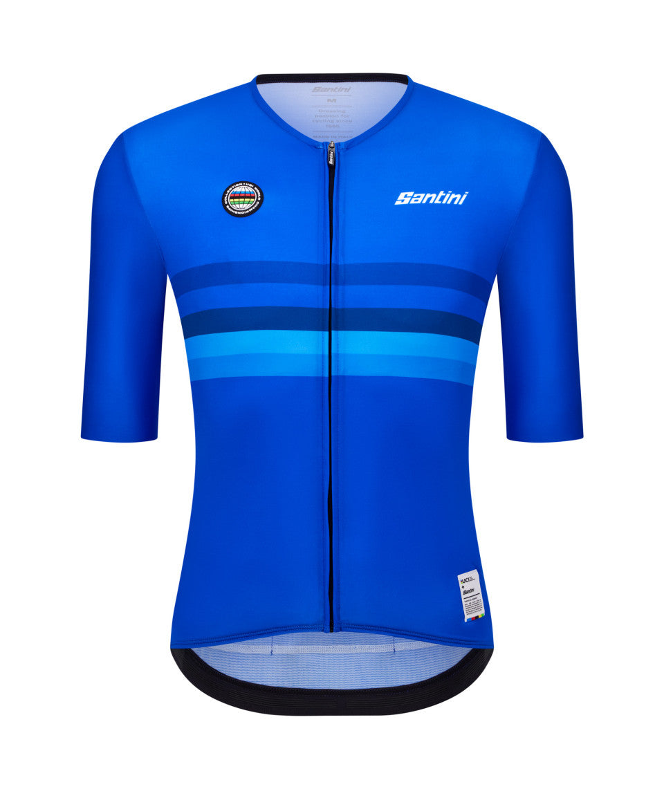 Santini UCI World Champion Unisex Cycling Jersey (Italy) | Cycling Gears Hub