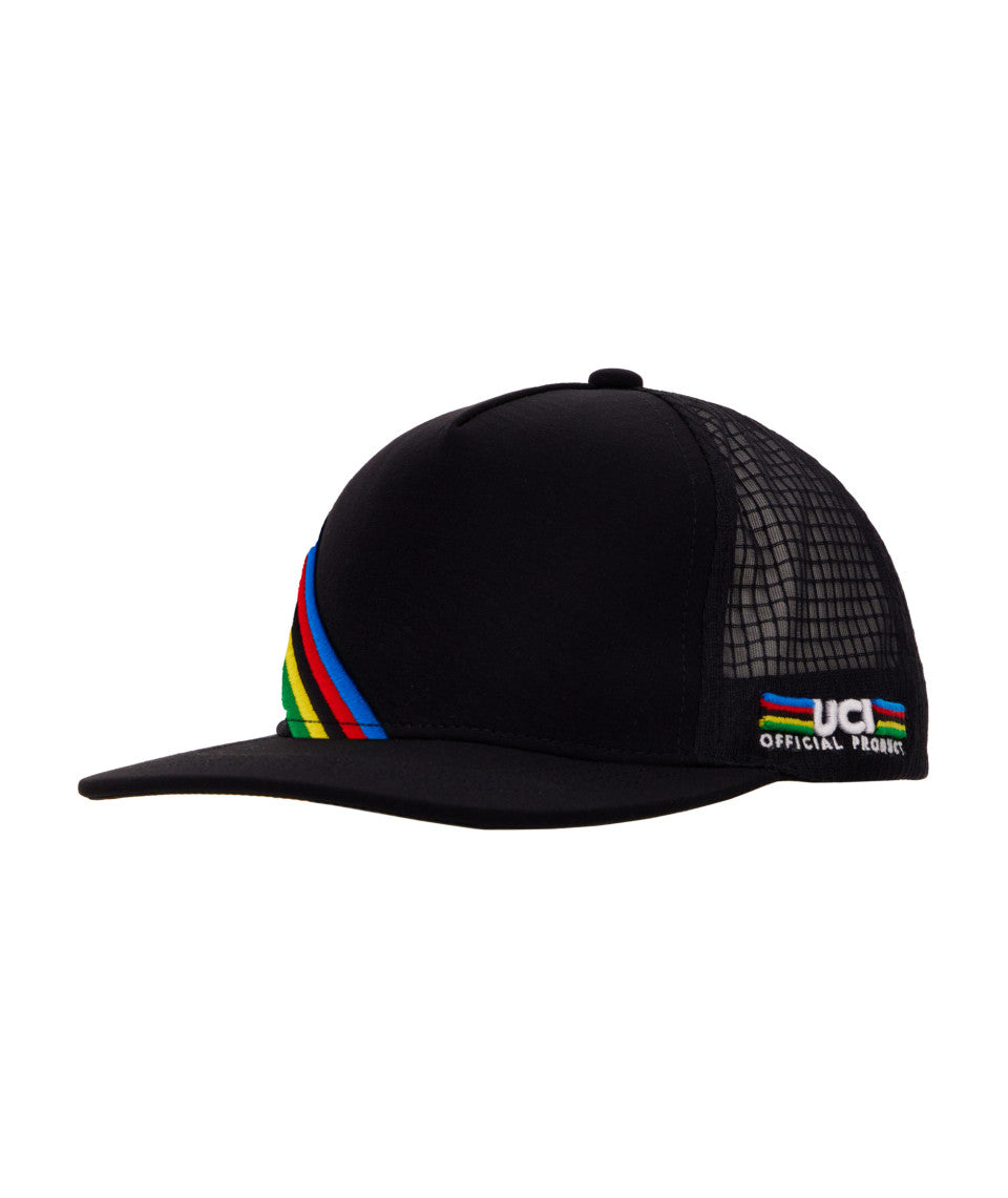 Santini UCI World Champion Trucker Hat (Switzerland) | Cycling Gears Hub