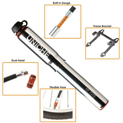 Uniche Tech High Pressure Hand Pump | Cycling Gears Hub