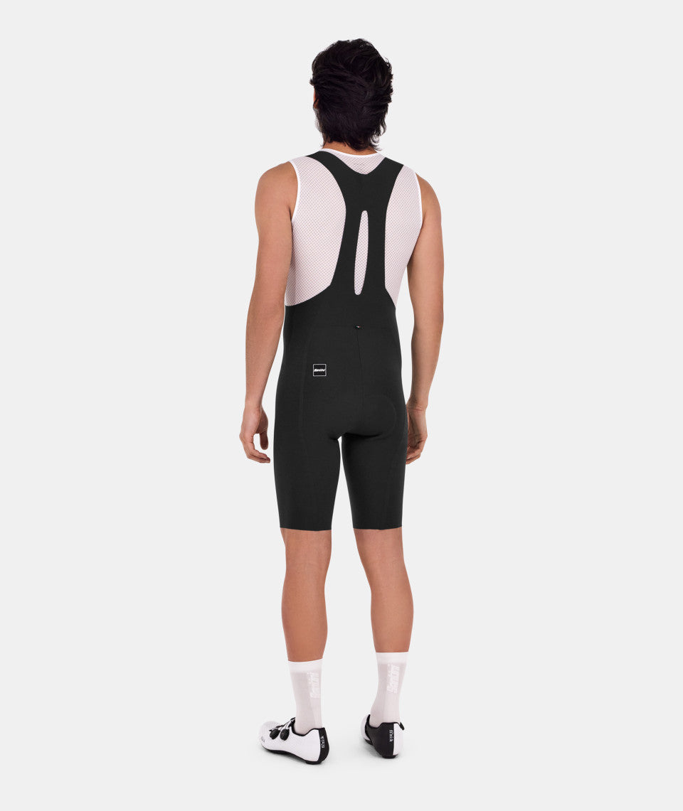 Santini Unico Edge Men's Cycling Bibshorts (Black) | Cycling Gears Hub