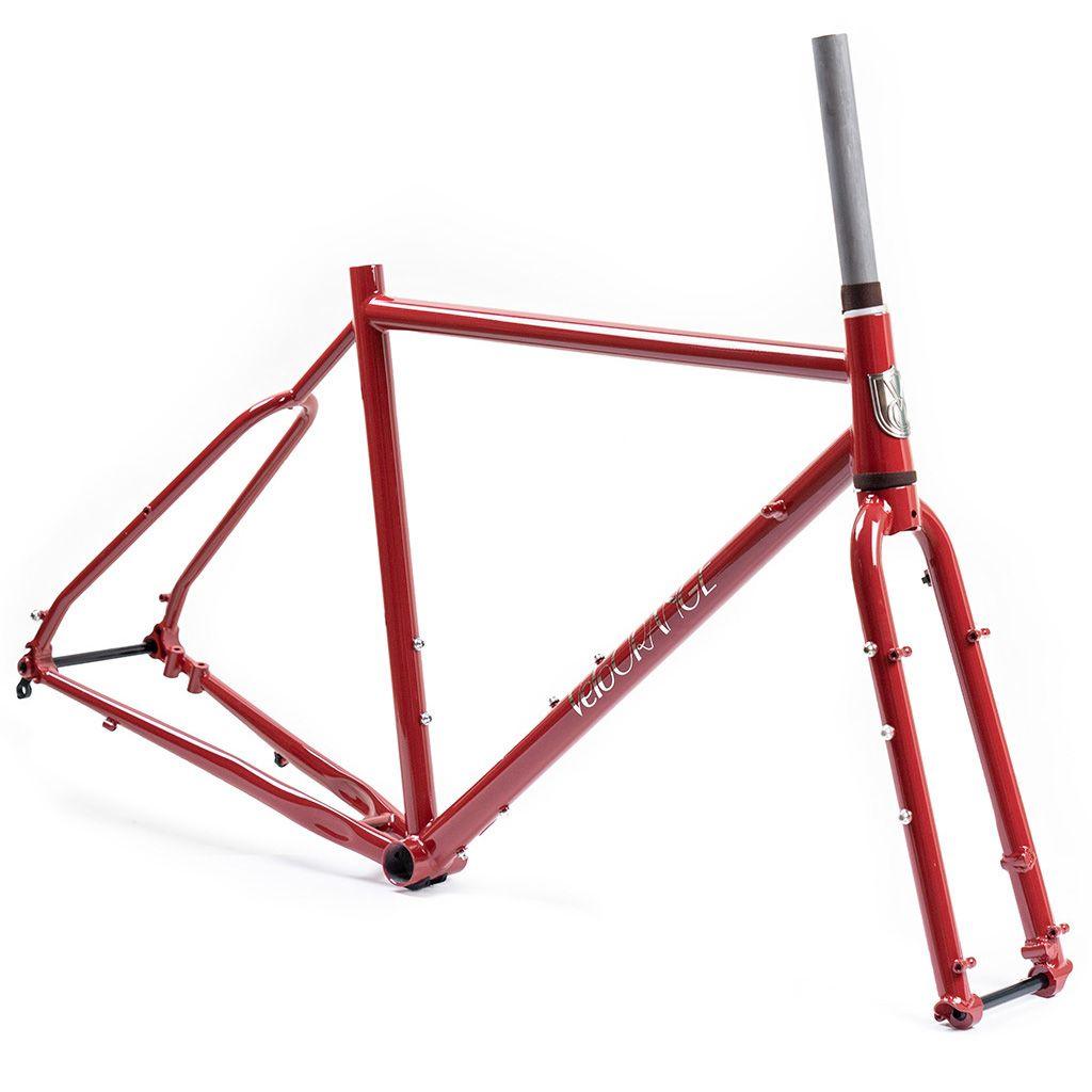 Velo Orange Pass Hunter Frameset (Burgundy) | Cycling Gears Hub