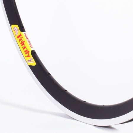Velocity A23 MSW 700c Rim Brake Rims (Black/Silver) | Cycling Gears Hub - Cycling Gears Hub