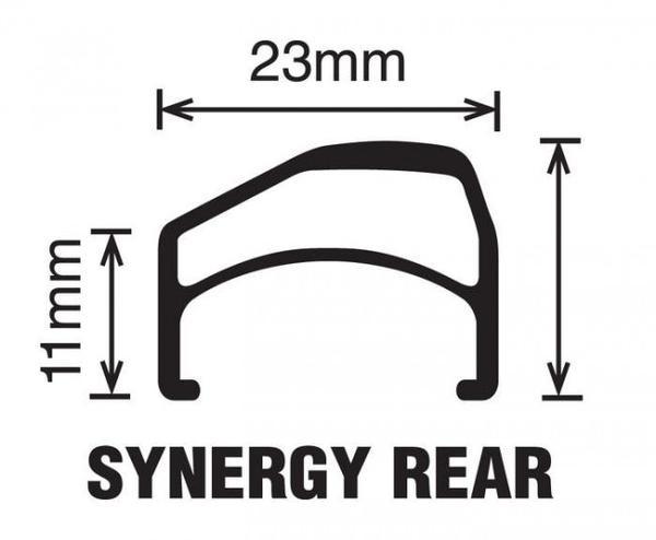 Velocity Synergy OC MSW 700c Rim Brake Rims (Silver) | Cycling Gears Hub - Cycling Gears Hub