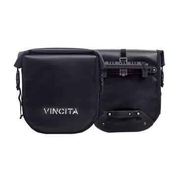 Vincita Waterproof Small Pannier (Black) | Cycling Gears Hub - Cycling Gears Hub