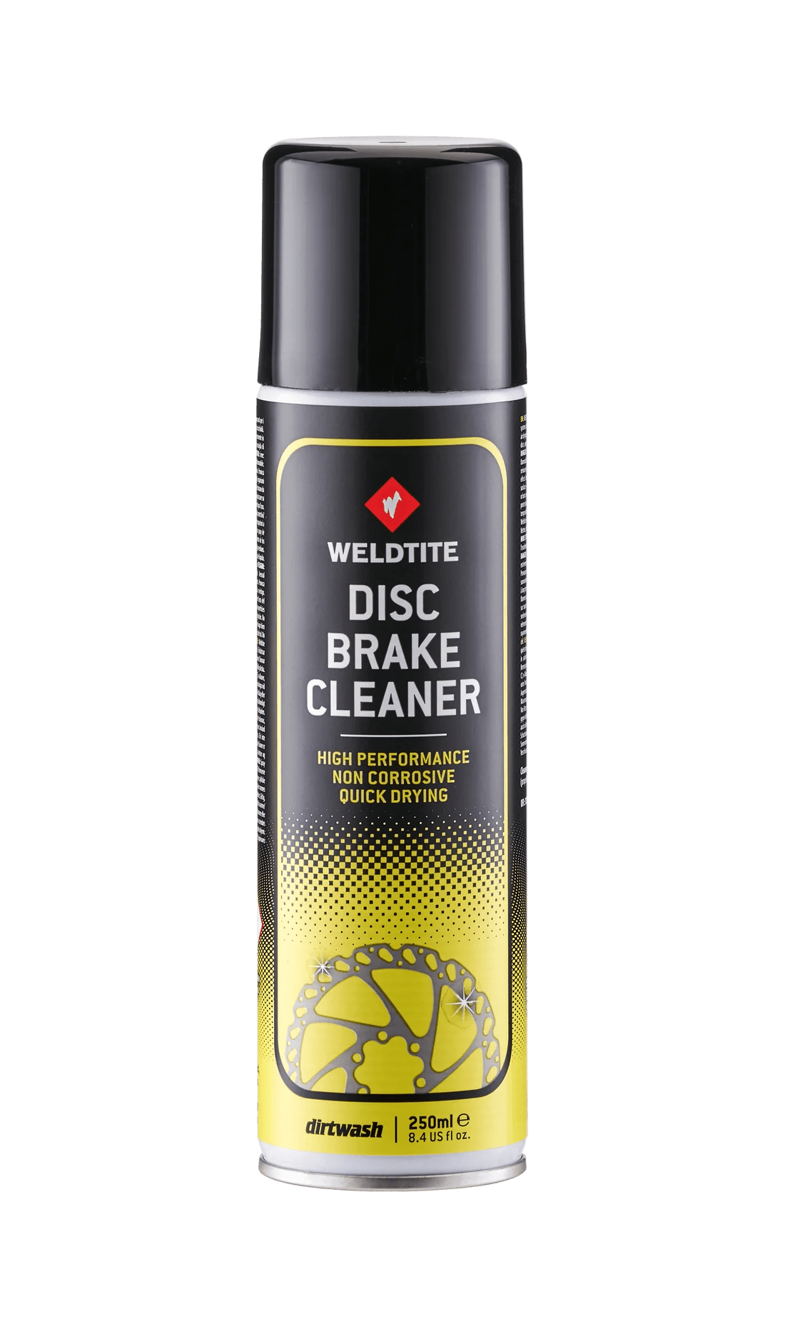 Weldtite Disc Brake Cleaner 400ml – Fast - Drying, Carbon - Safe Performance Cleaning Spray - Cycling Gears Hub