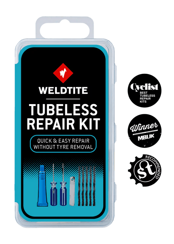 Weldtite Tubeless Tyre Repair Kit – Award - Winning Quick Fix for On - the - Go Punctures - Cycling Gears Hub