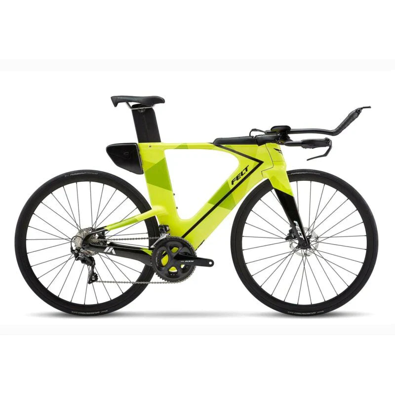 Felt IA Advanced 105 – Chartreuse Geo | Carbon Triathlon Bike for Speed & Performance