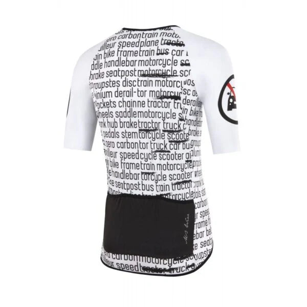 MB Wear Comfort Priority Cycling Jersey – Hand-Drawn Design, Iridescent Finish & YKK Zip (Mid-Season Performance)
